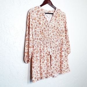 Isabel Maternity Bohemian Floral Blouse Size L